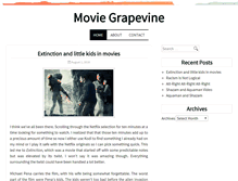 Tablet Screenshot of moviegrapevine.com